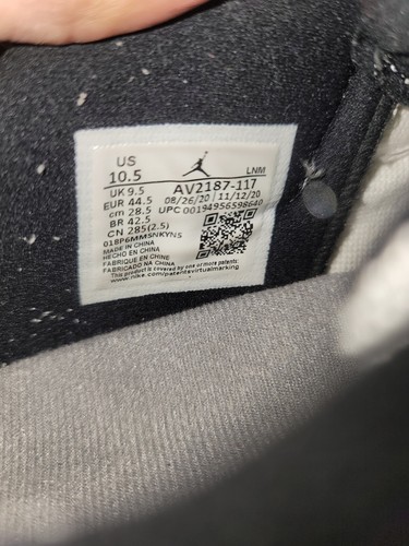 Air Jordan 11 Low Legend Blu Retrò 10.5M Bianco 2021 AV2187-117 NO BX REP INSOL - Foto 9 di 10