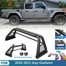 Adjustable Roll Sport Bar Chase Rack Bed Bar For 2020-2023 Jeep Gladiator Truck