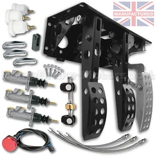 Top Mount Universal Hydraulic Brake Bias Pedal Box CMB6667-HYD-KIT-LINES