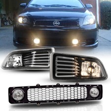For 2005-2010 Scion Tc Fog Lights Lamps Bumper Grill Wwiring Switch Clear Len