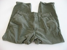 Carhartt Men's Carpenter Canvas Workwear Pants 38 x 30 B11 Mos