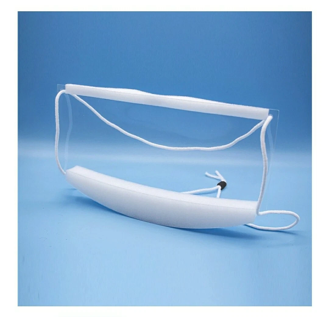 19 X ClearMask Fully Transparent Face Mask - LIP READING