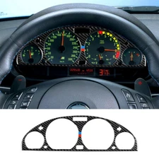 Carbon Fiber Instrument Dashboard Panel Trim Fit for BMW 3 Series E46 M3 1998-05