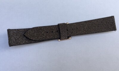 ZRC Bracelet de Montre 18MM - cur Veau Fat Man gran Allgator Blanc