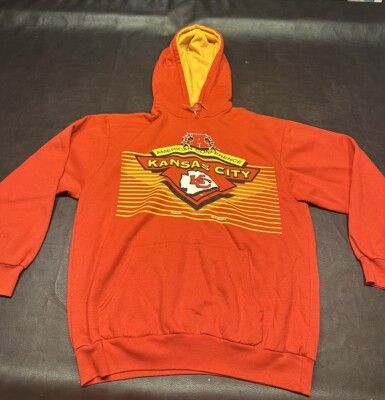 Vintage 1994 Teamwork Kansas City Chiefs Hoodie Sz Large NFL  AFC