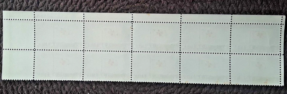 1963 Scott#1239 International RedCross Centennial 5c Stamp Block of 10 Env#1 MNH - Image 2 of 2