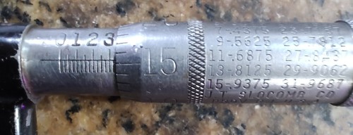 🗽JT SOLCOMB 0-1" MICROMETRO - Foto 3 di 7