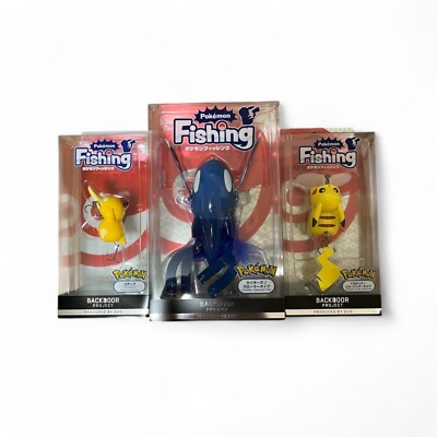 Pokemon Fishing Bass Lure Pikachu Slow Jitter Type in Package