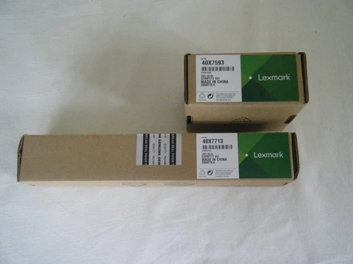 NEW Genuine Lexmark Printer  40X7593 Pick Roller, & 40X7713 Roller Separator.