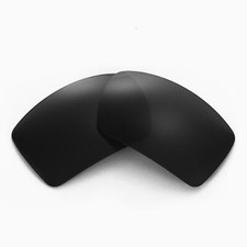 Walleva Black Non-Polarized Replacement Lenses For Oakley Eyepatch 2 Sunglasses