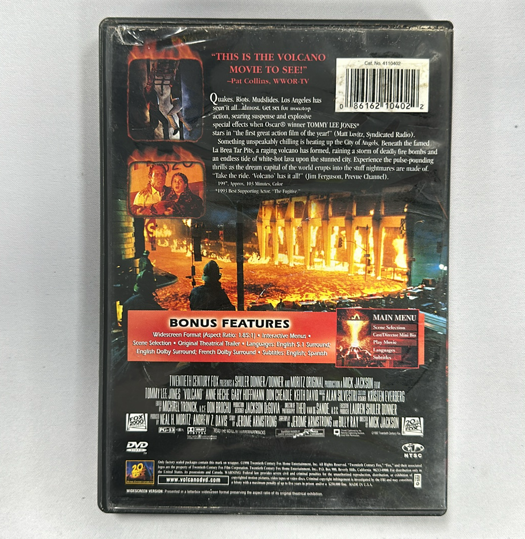 Volcano (DVD, 1997) Tommy Lee Jones (B135-35) 86162104022| eBay