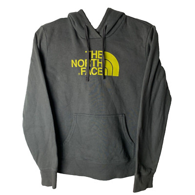 The North Face grau Big Logo Fleece gefütterter Pullover Hoodie Größe Damen Small S