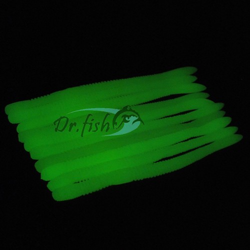 10 Piezas Flotador Lubina Gusano Pesca 4.5" Lombriz de Arena Resorte Plástico Suave - Imagen 7 de 11