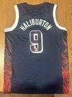 Tyrese Haliburton Signed Jersey Team USA Olympics Indiana Pacers PSA COA GOLD