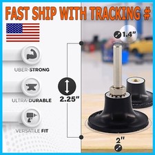 2 Inch Disc Pad Holder with    Shank, Die Grinder Sanding Suitable for Roloc
