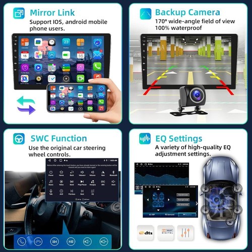 10.1“ Carplay For Toyota Camry 2006-2011 Android 13 Car Stereo Radio GPS NAVI FM - Picture 6 of 20