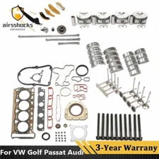 Engine Overhaul Rebuild Kit w/ Timing Chain Set for Audi TT/TTS 1.8T CDAA 11-14