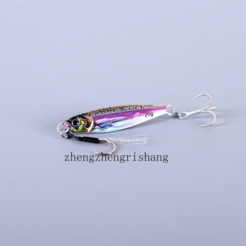 6PCS Maschere in Metallo Offshore Micro Farfalla Esca da Pesca per Tonno Snapper 7g -80g - Foto 15 di 20