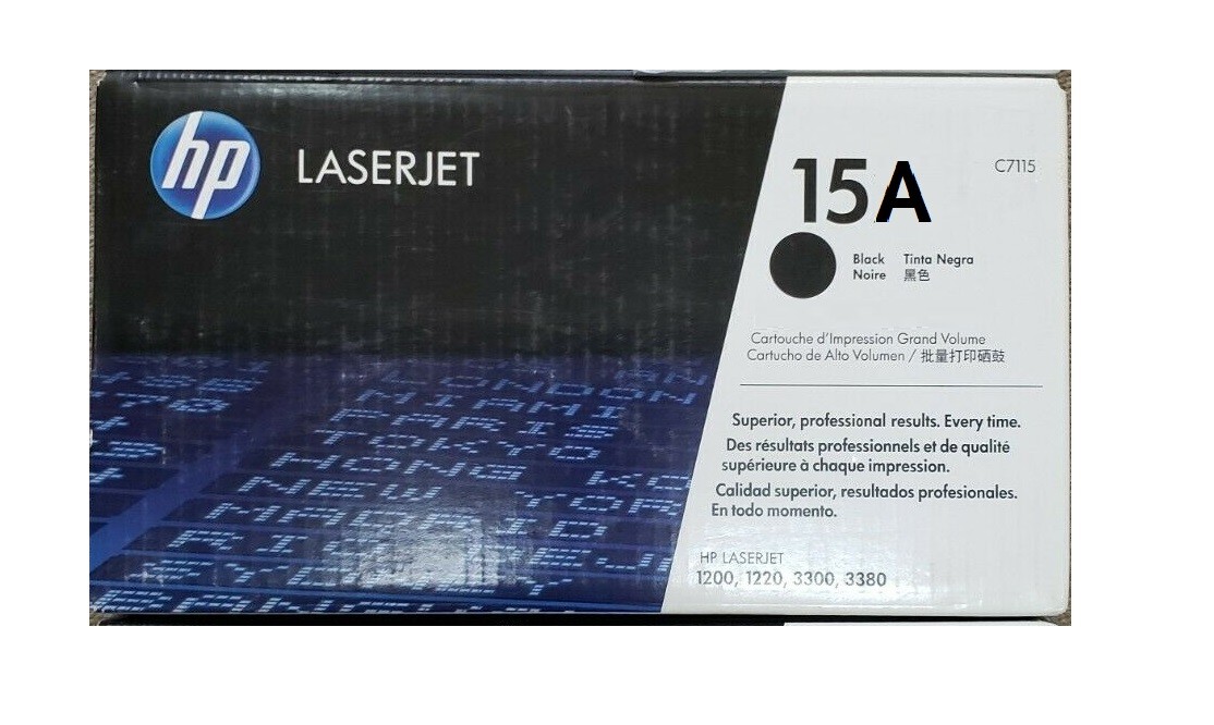 Original HP Toner C7115A 15A HP LaserJet 1000W 1005W 1200N 1220 - OVP Cartridge