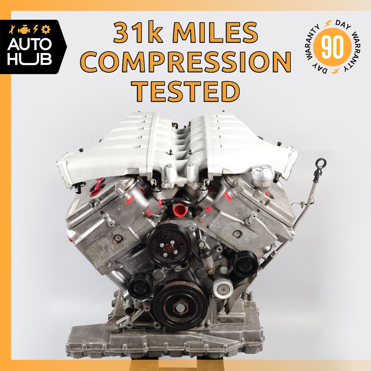 03-13 Bentley Continental GT Flying Spur 6.0L W12 Engine Motor Assembly OEM 31k