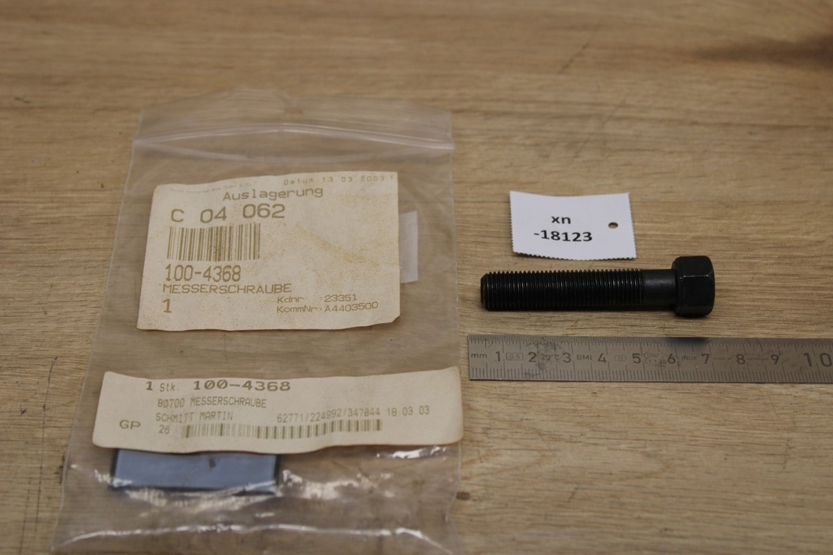 Toro 100-4368 Messerschraube NOS NEU genuine xn18123 | eBay