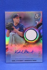 2019 Bowman Platinum Platinum Pieces Auto Relics Kohl Stewart /99 FOIL Twins