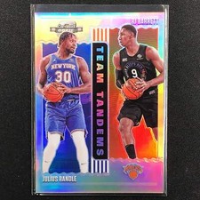 2020-21 Contenders Optic JULIUS RANDLE RJ BARRETT Team Tandems Silver Prizm #9