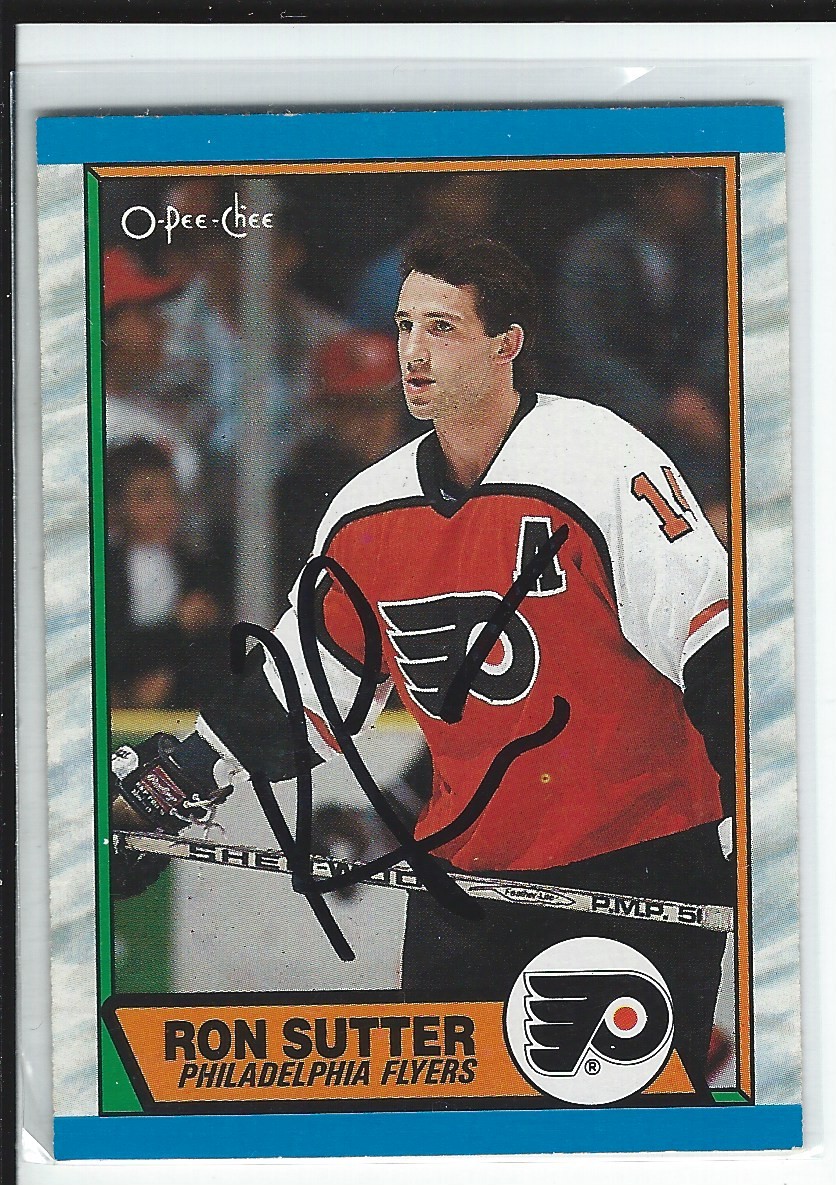 Ron Sutter Signed 1989/90 O-Pee-Chee Card #173 | eBay