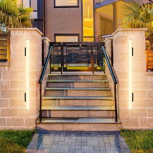 LED Lange Wandleuchte Lampe Führte Wandlampe Innen- und Außen Beleuchtung Modern - Bild 23 von 25