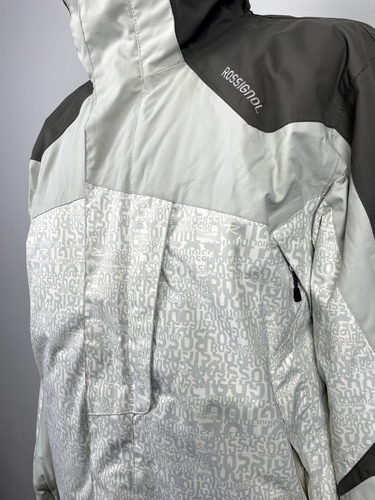 Rossignol Performance 5000 White Monogram Print Men's Ski Jacket Sz EU L US M - Picture 7 of 24