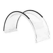 PRO-SAFE 8" Wide Lexan Replacement Latheguard Shield For Use With Flexbar