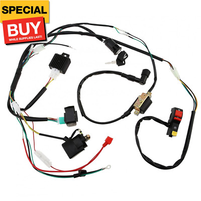 High Performance Start Engine Wiring Harness CDI Relay Rectifier Ignition Coil S