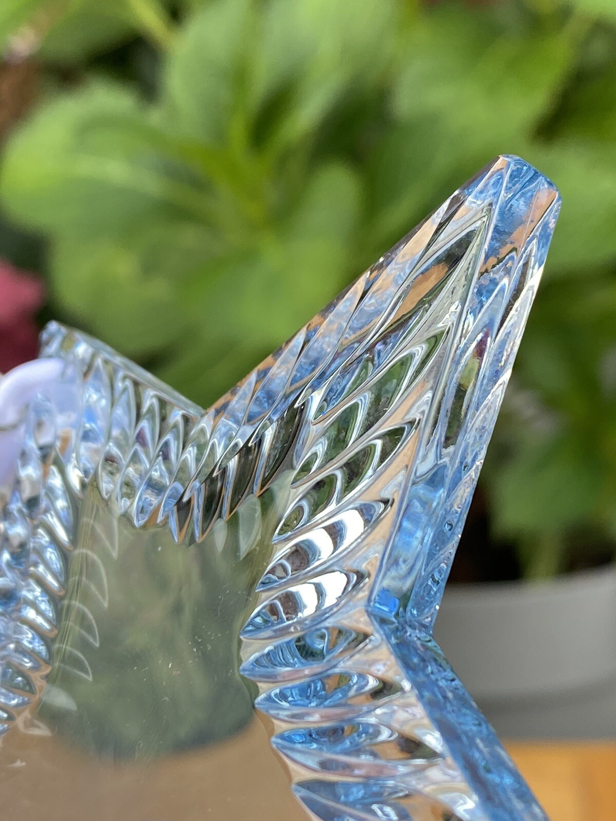 Waterford Crystal 2020 Topaz Ice Star Space To Engrave Christmas Tree