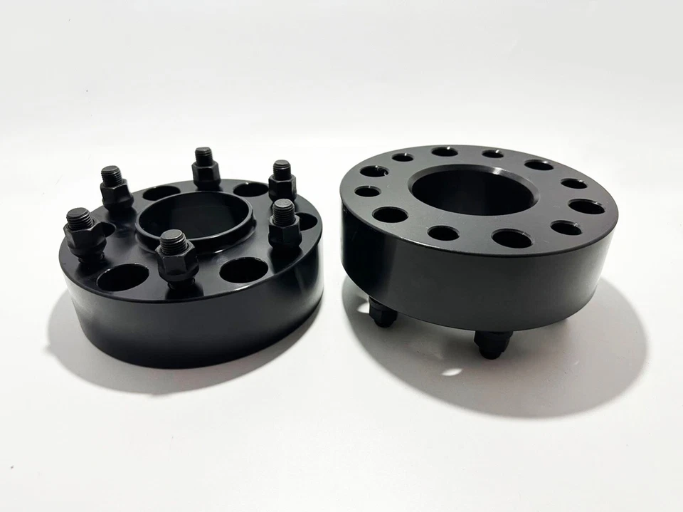 2 espaciadores de rueda centrados en buje de 2" 6x5,5 para Chevy GMC Silverado 1500 Sierra 6x139,7 Foto 2 de 3