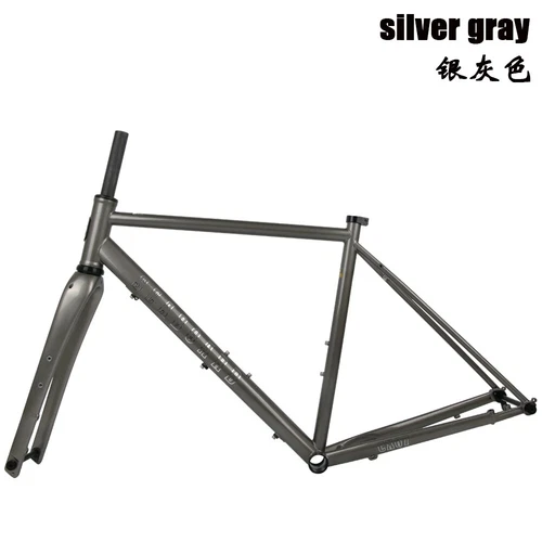 700C Carbon Road Bicycle Frameset Steel Gravel Off-Road Bike Frame Disc Brake - Picture 26 of 36