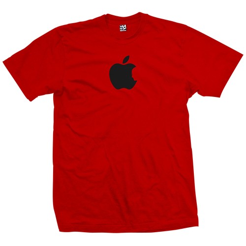 Youth Steve Jobs Tribute T-Shirt | Silhouette Apple Logo RIP Memorial Kids Tee - Picture 41 of 52