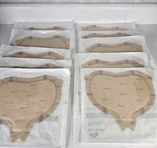 (5) Molnlycke Mepilex Border Sacrum Ref#282455,  22x25cm  8.7 X 9.8 Inch