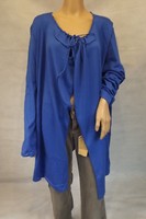 ★ Ulla Popken ★ 42+ 42/44 ~ Strickjacke / Cardigan ~ Kobalt Blau ~ Langarm Neu