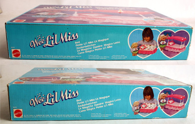 VERY RARE VINTAGE 1991 WEE LIL MISS BED MATTEL NEW SEALED MISB