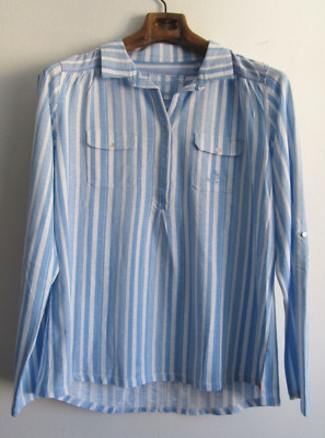 100% Adenauer Damen Langbluse Tara Streifen , Gr: XXlarge