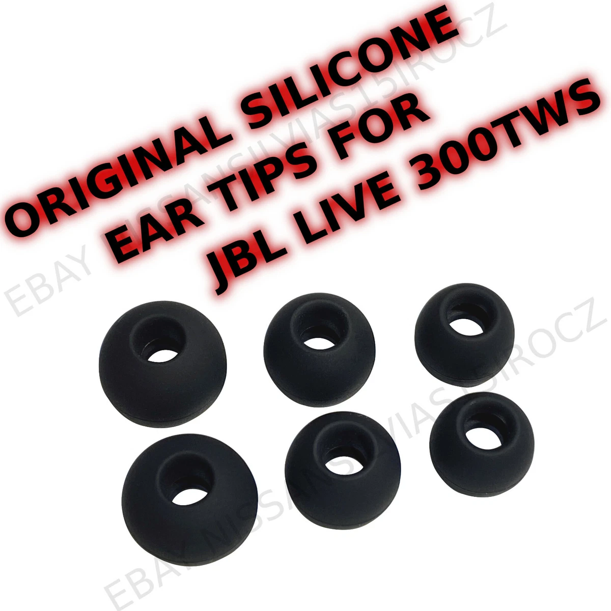 For JBL WAVE 300 TWS Earphone Silicone Cover Drop-proof Case with Anti-lost  Buckle - Black Wholesale