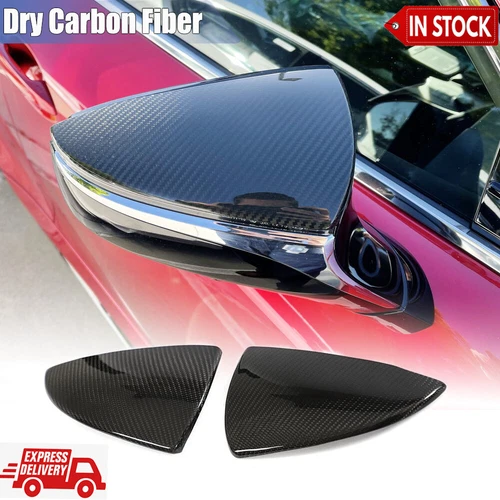 For 2021-2024 lexus Is300 Is350 Is500 Dry Carbon Fiber Mirror Cover Caps Add On