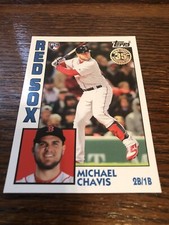 Baseball Card Michael Chavis RC Boxloader!! Topps Update 2019!!