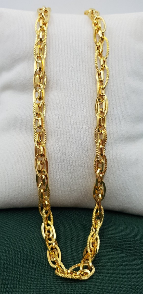 Classy Heavy 22K Gold Chain Black Friday Sale Mens Chain Necklace