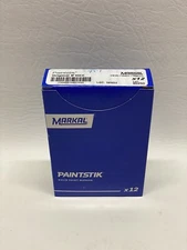 NEW Markal (Box of 12) Paintstick WHITE/Blanco 80250