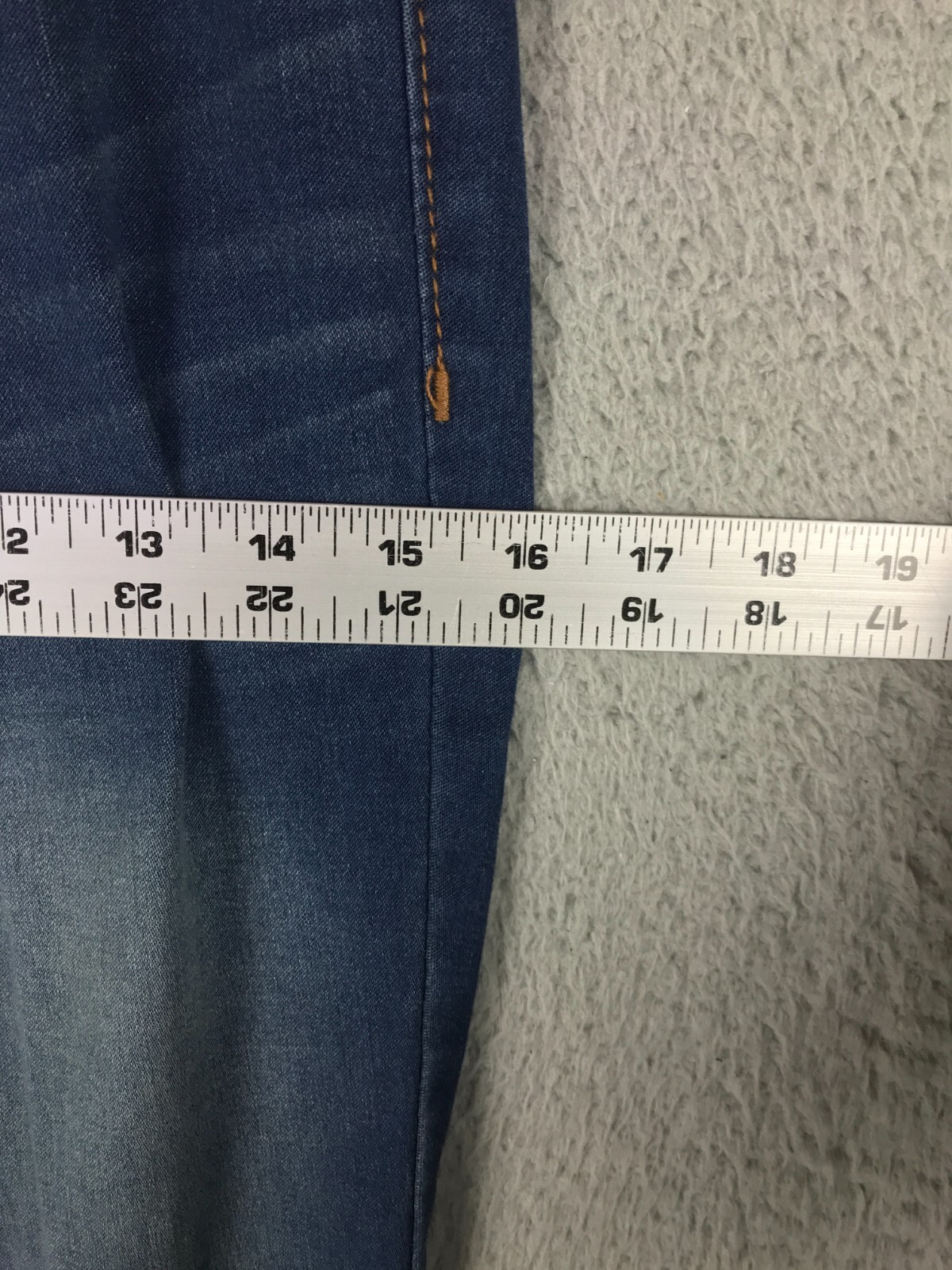 Mossimo Denim Legging Womens Mid Rise Stretch Blue Jeans Size 2 30X30 image 3