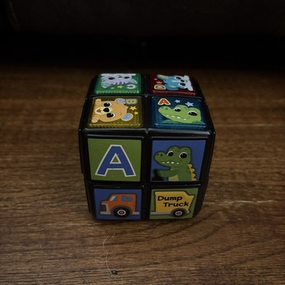VTech Twist & Teach Animal Cube Includes 5  Songs & 16 Melodies WORKS