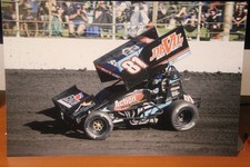 Luke Dillon #81 Devil Race Karts/Action Line Marking Sprintcar 8x12 Photo