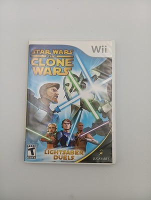 2007 Lucasarts Star Wars the Clone Wars Lightsaber Duels Nintendo Wii T1706