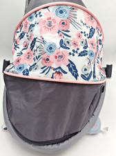 Baby Trend Lil Snooze Pink  Blue Flowers  Birds Replacement Bassinet Canopy